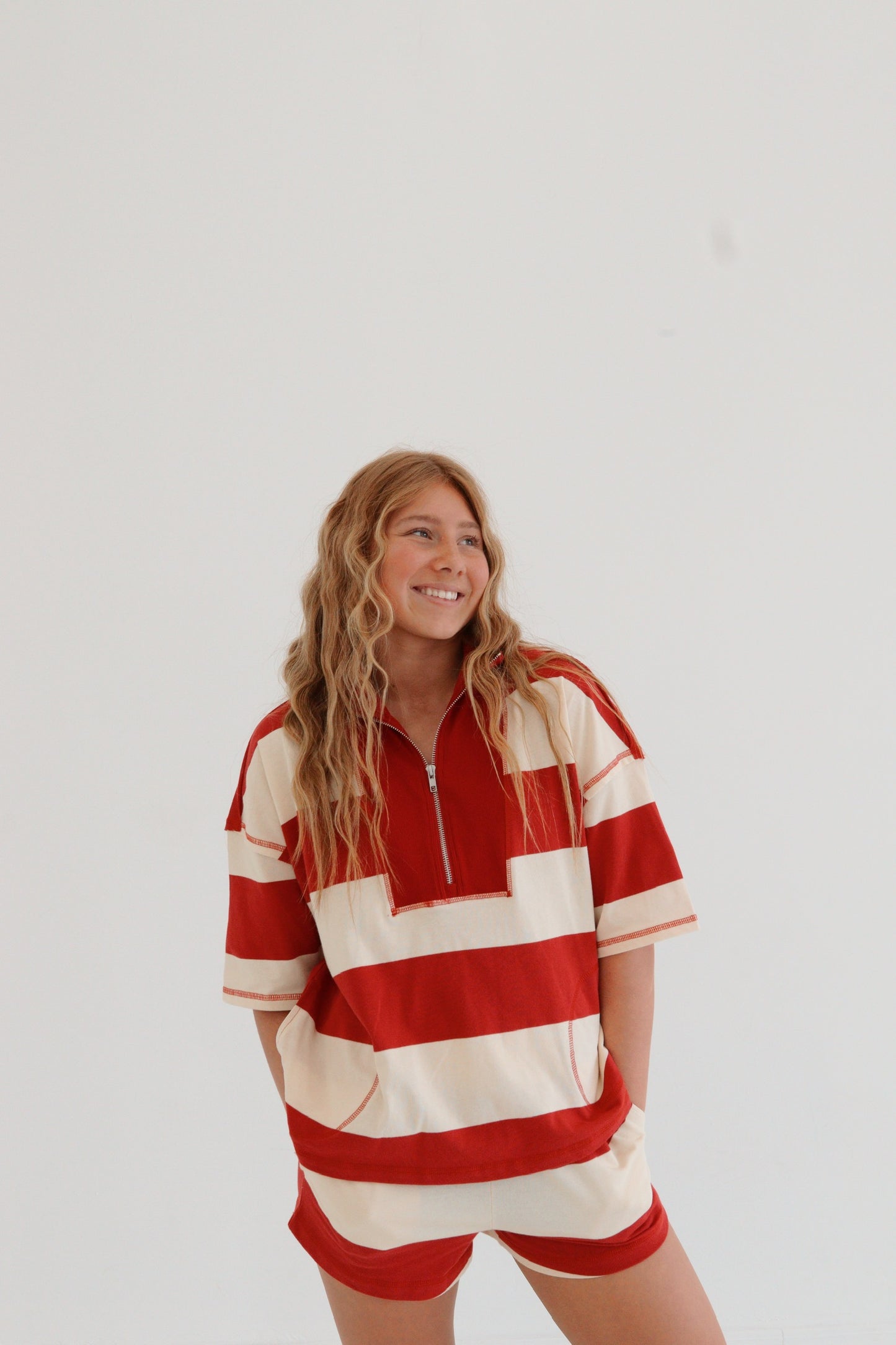 Love Striped Lounge Tee