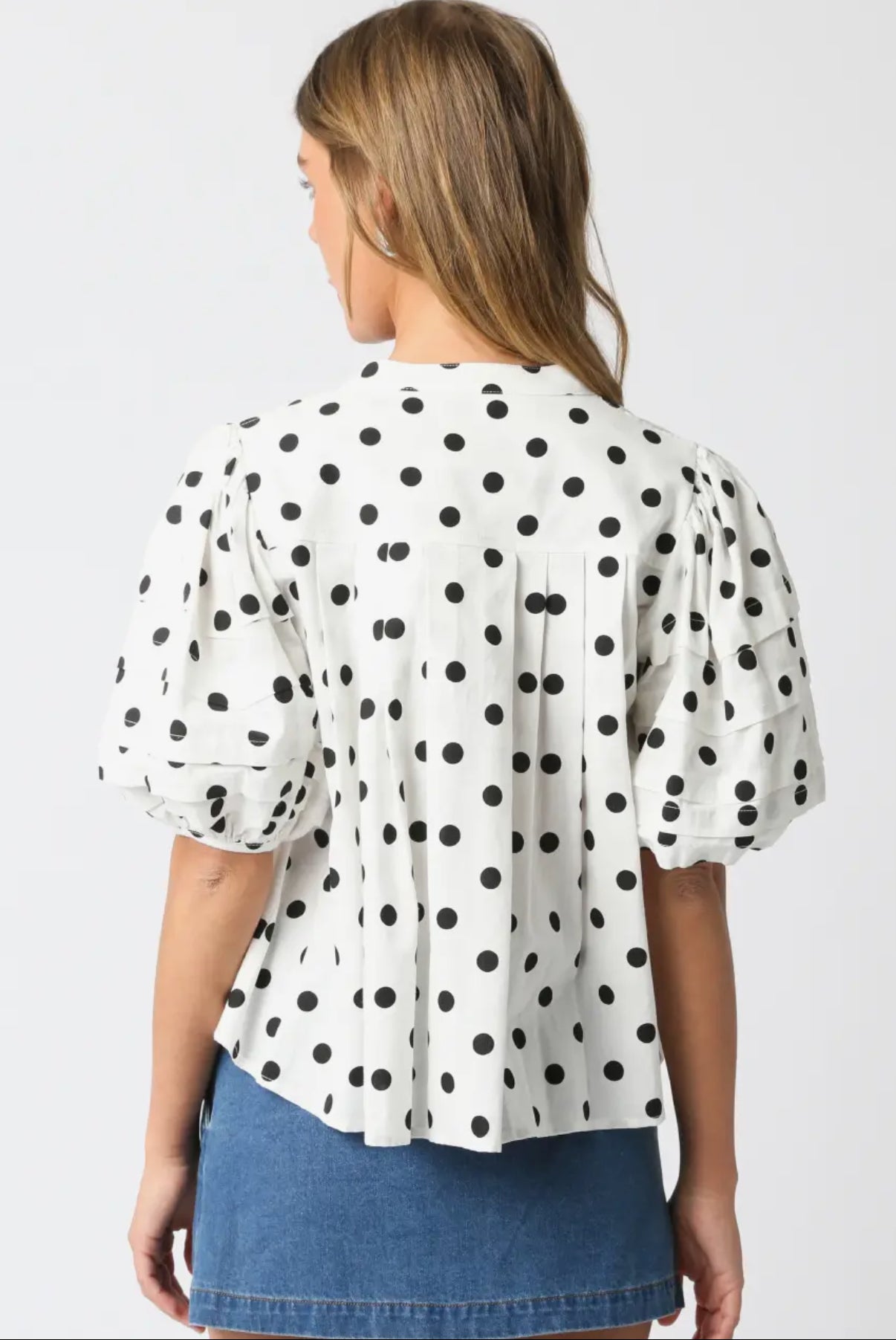 Soft Spot Polka Dot Top