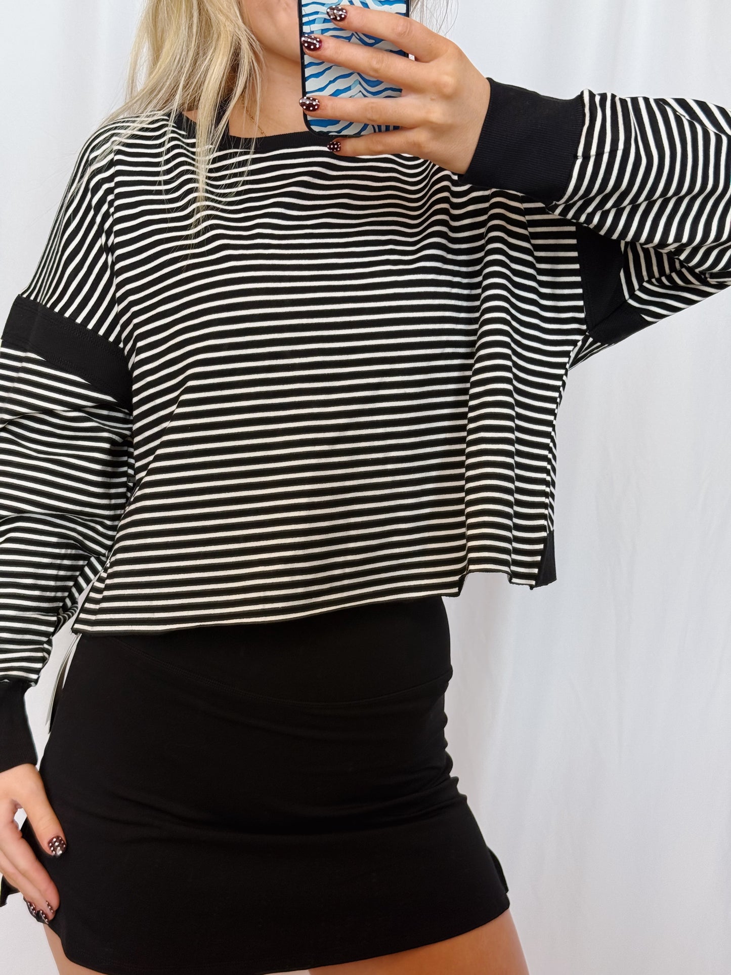 Crossback Striped Top