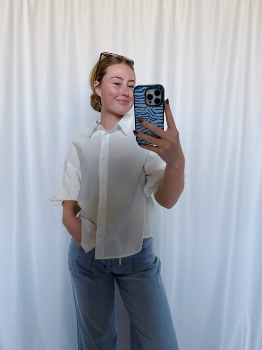 Everyday Sheer Button Up