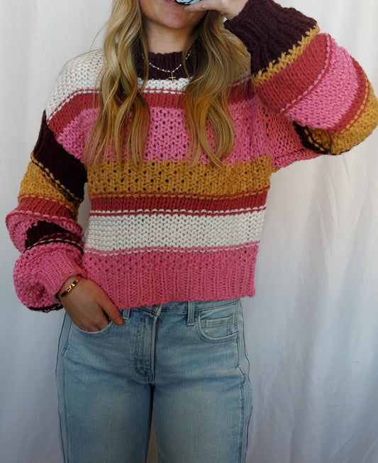 Marigold Stripe Knit