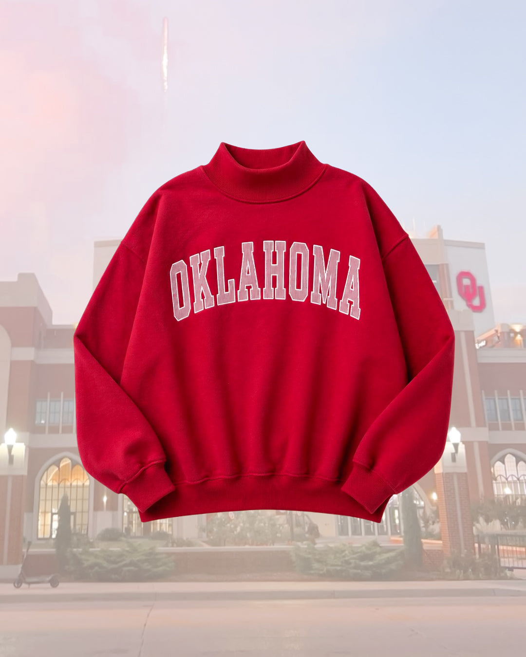 Oklahoma Striped Mockneck (PREORDER)