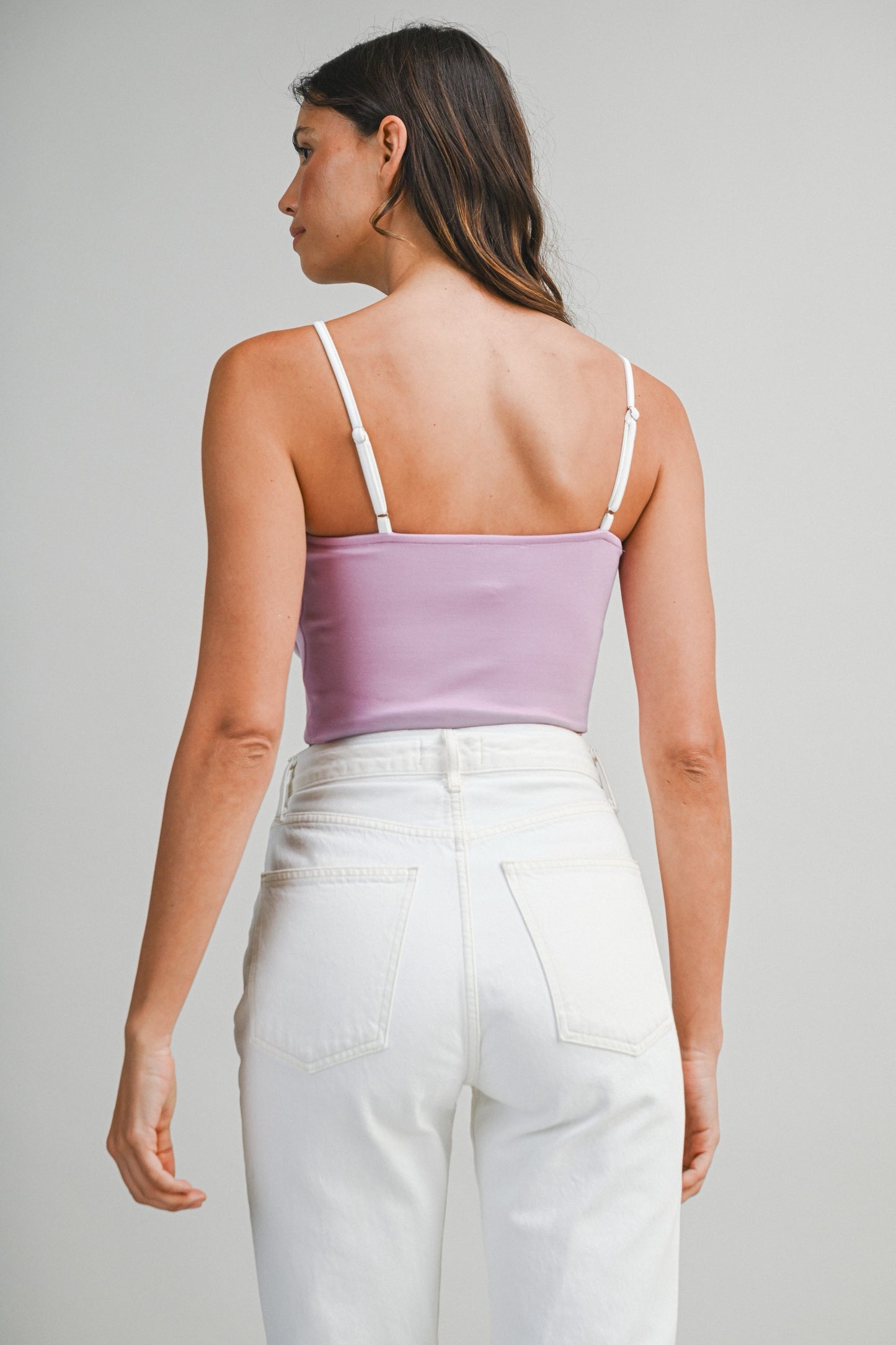Pink Lavender Contrast Play Top