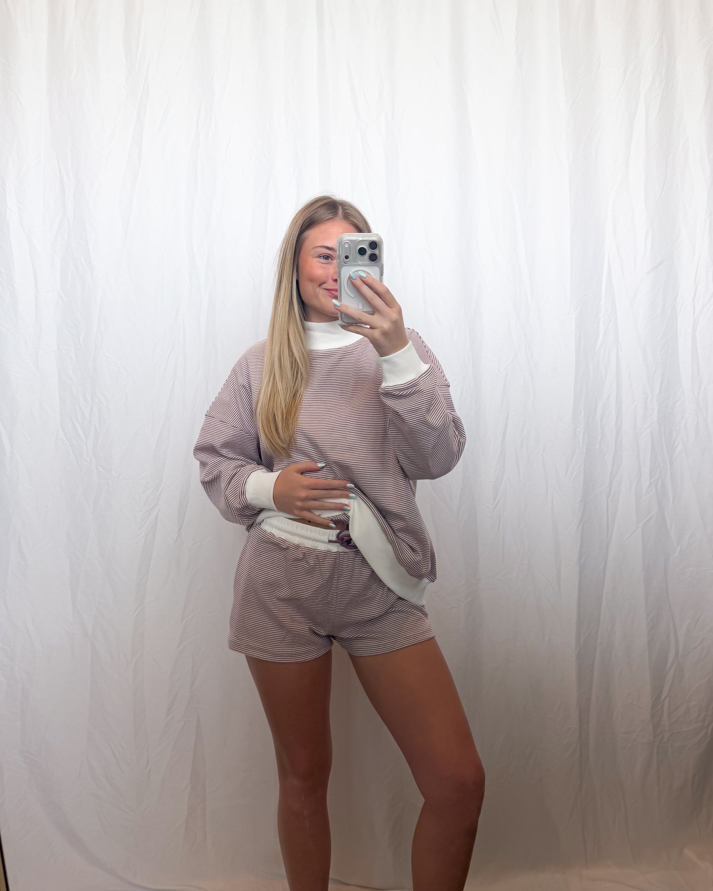 Lavender Haze Stripe Set