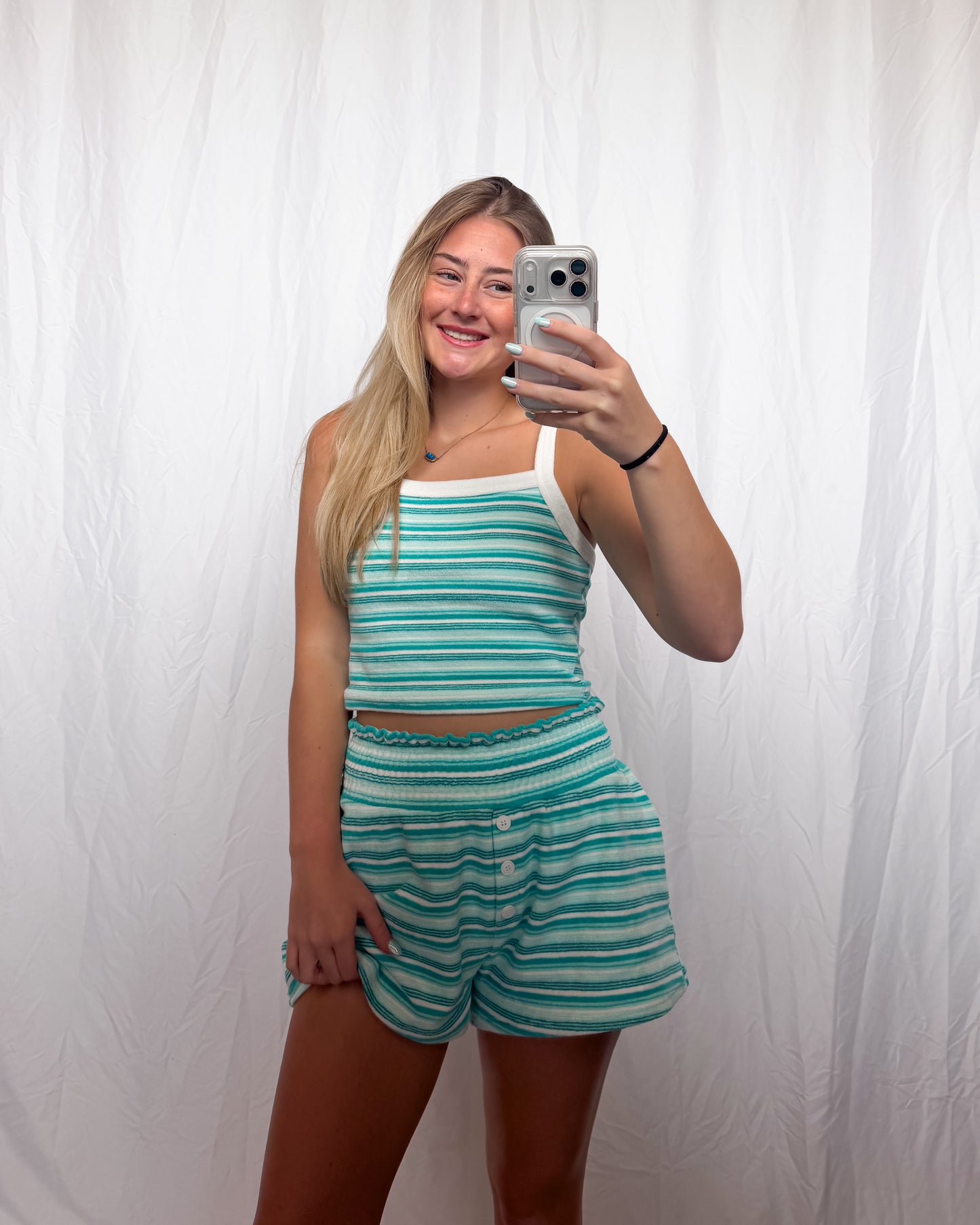 Blue Lagoon Terry Tank