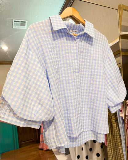 Sweet Skies Gingham Top