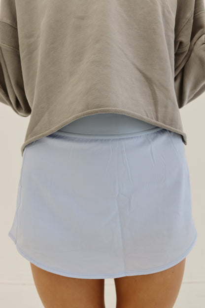 Baby Blue Athletic Skirt