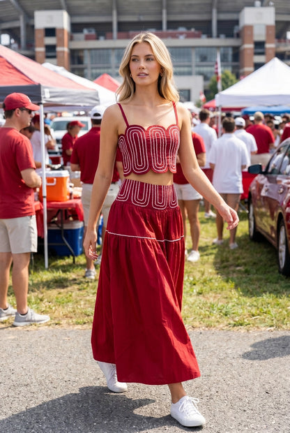 The Emmy Set - Crimson/White