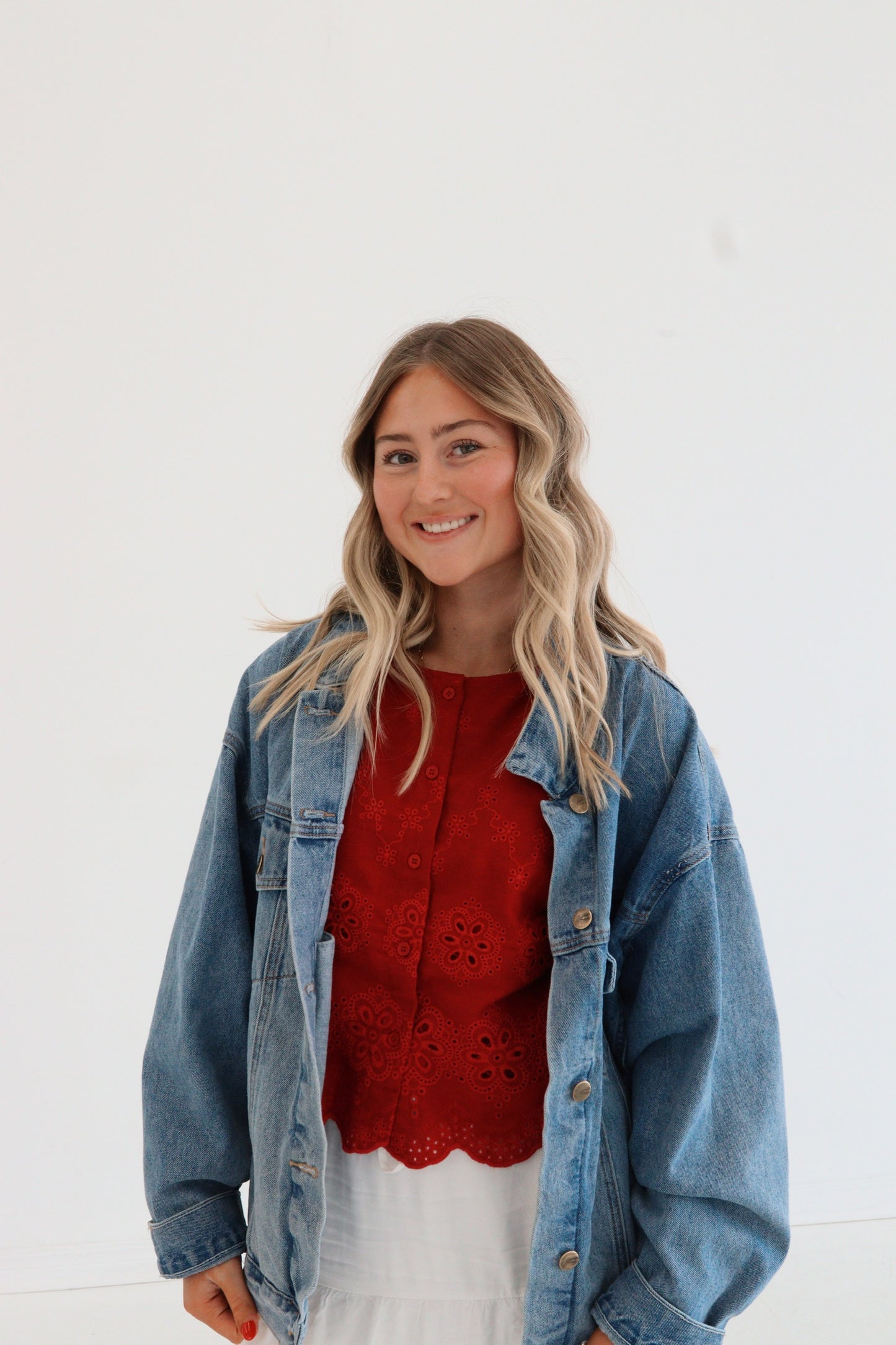 All My Love Eyelet Top