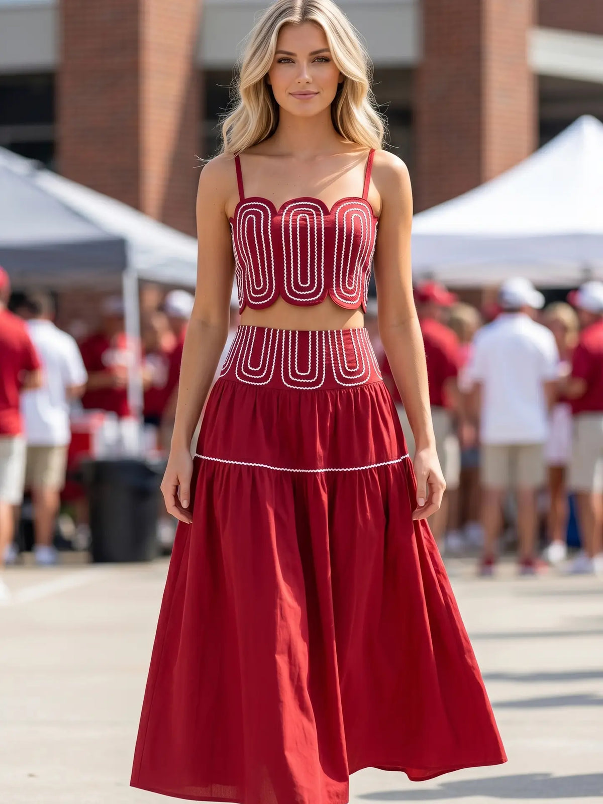 The Emmy Set - Crimson/White
