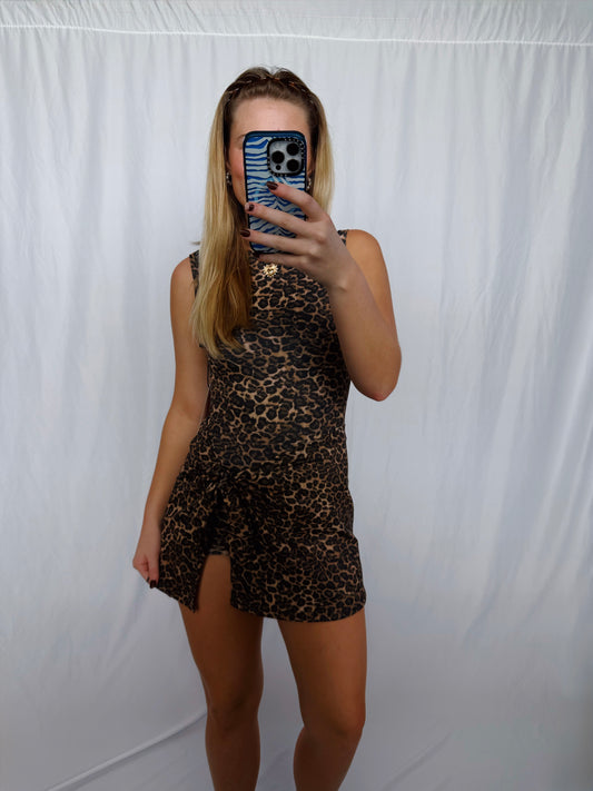 Leopard Wrap Dress