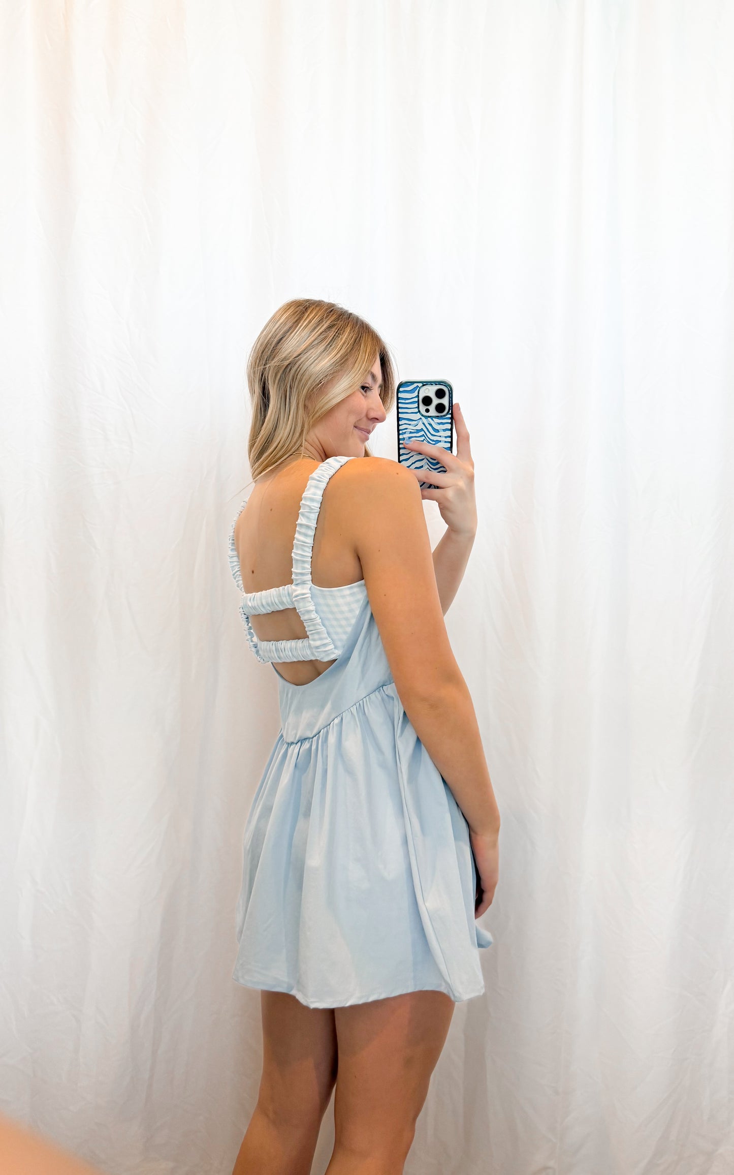 Blueberry Picnic Dress