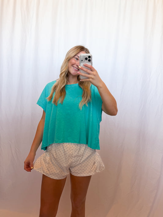Black & White Dot Shorts