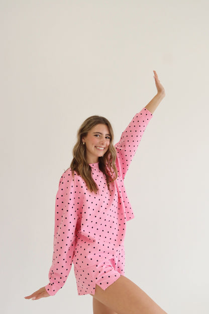 Pink Polka Shorts