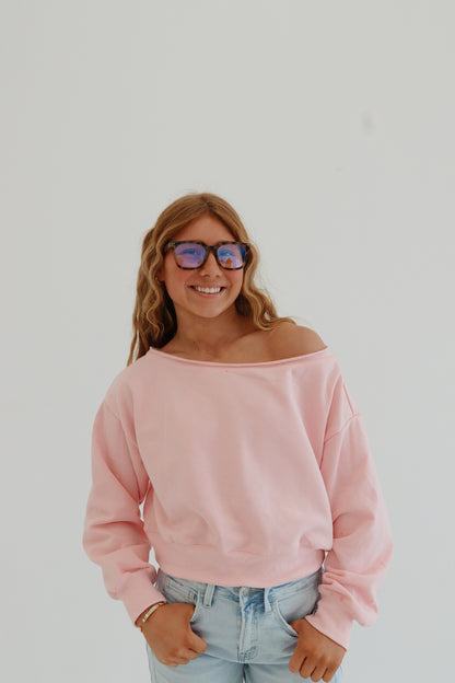 Sweet Talk Blush Sweatshirt
