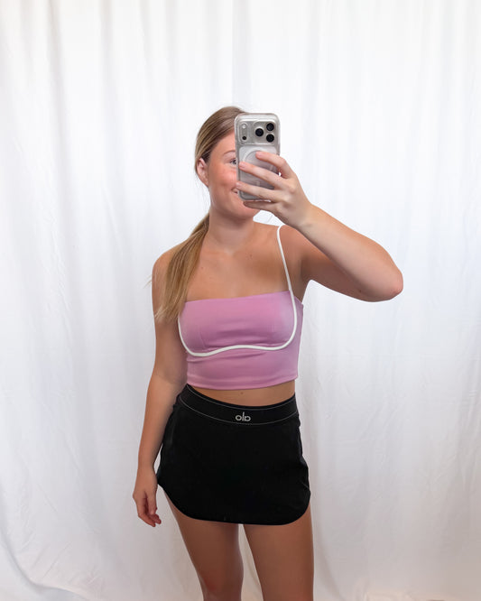 Pink Lavender Contrast Play Top