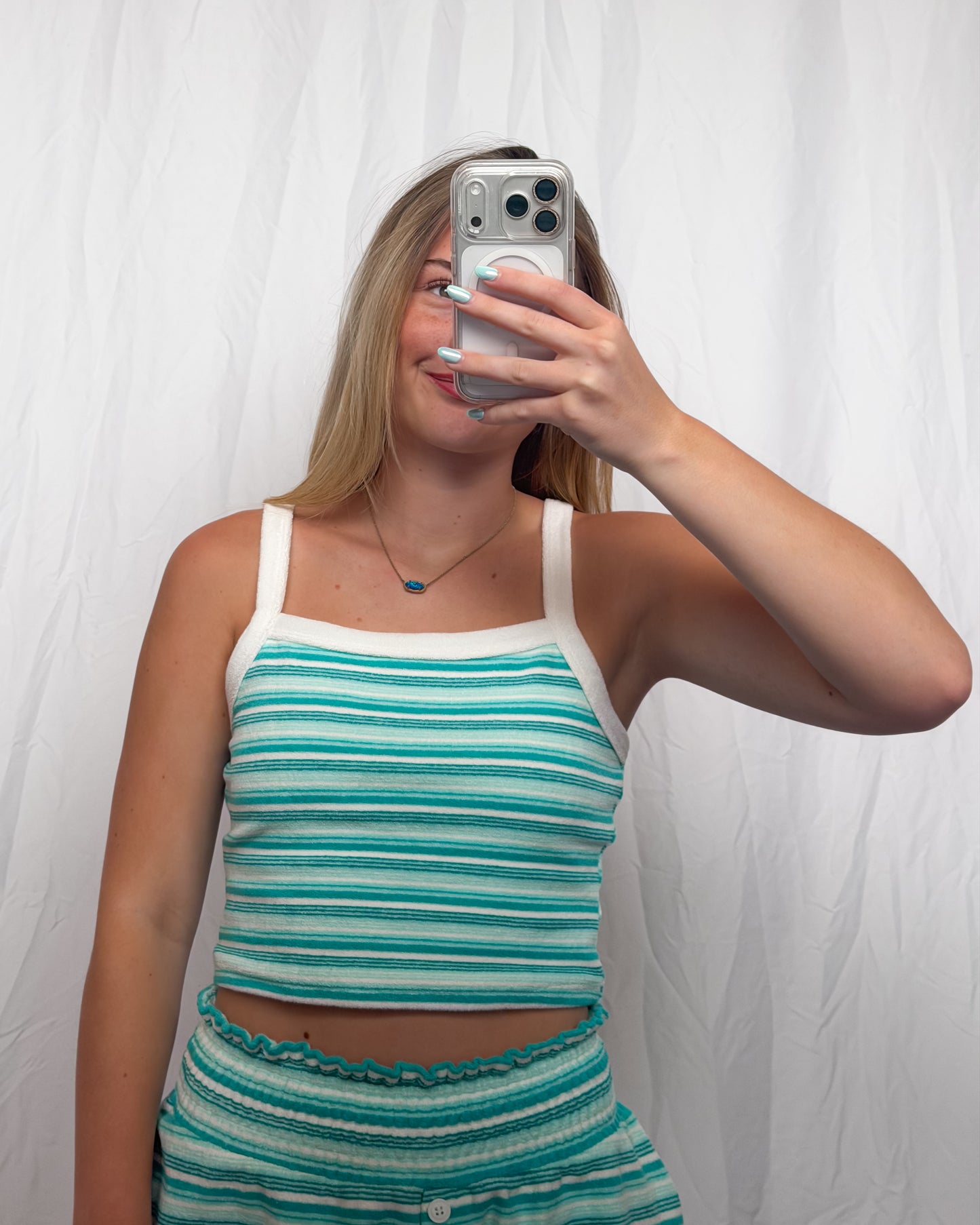 Blue Lagoon Terry Tank
