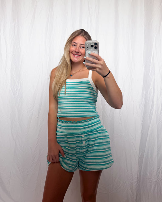 Blue Lagoon Terry Shorts