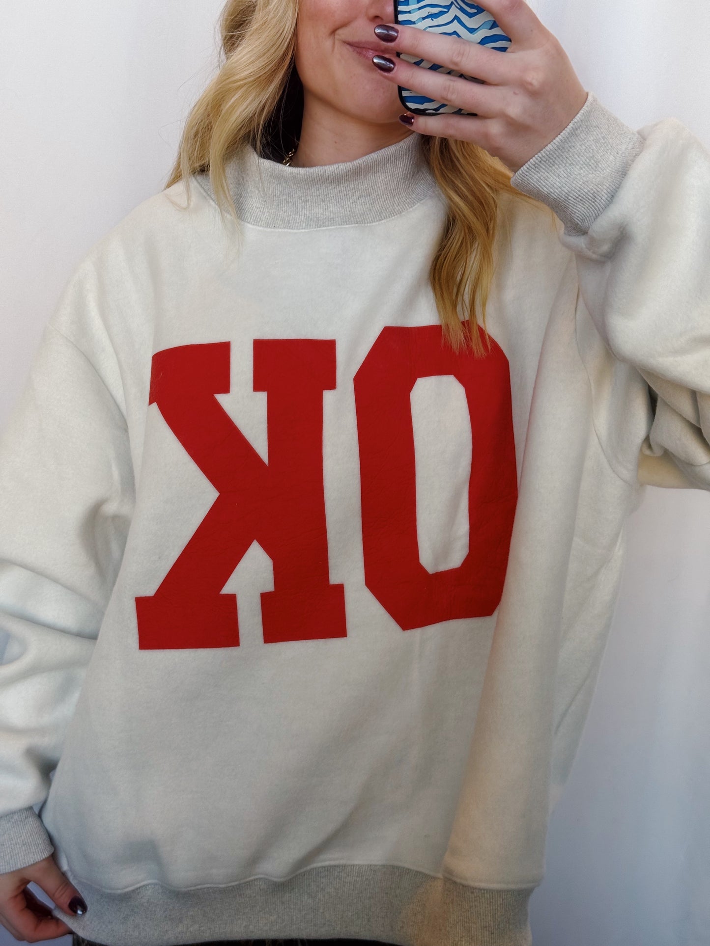 Reversible Oklahoma Mockneck