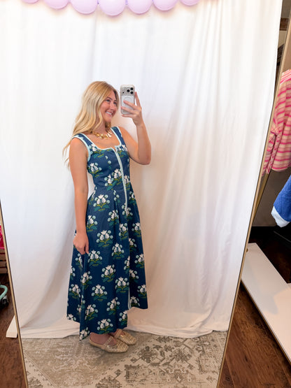 Birthday Bouquet Midi Dress