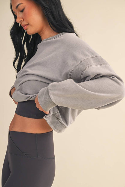 Crossback Top in Grey