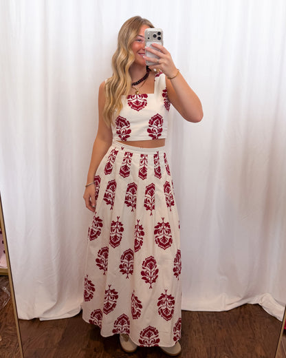 Verona Maxi Skirt Set