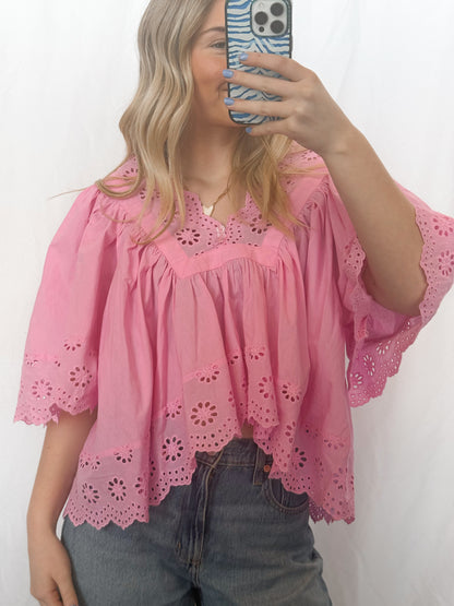 The Blossom Eyelet Top