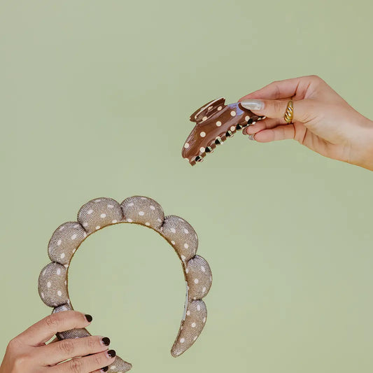 GRWM Headband & Claw Clip Duo