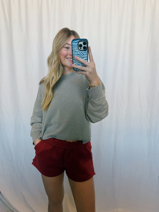 Crossback Top in Grey