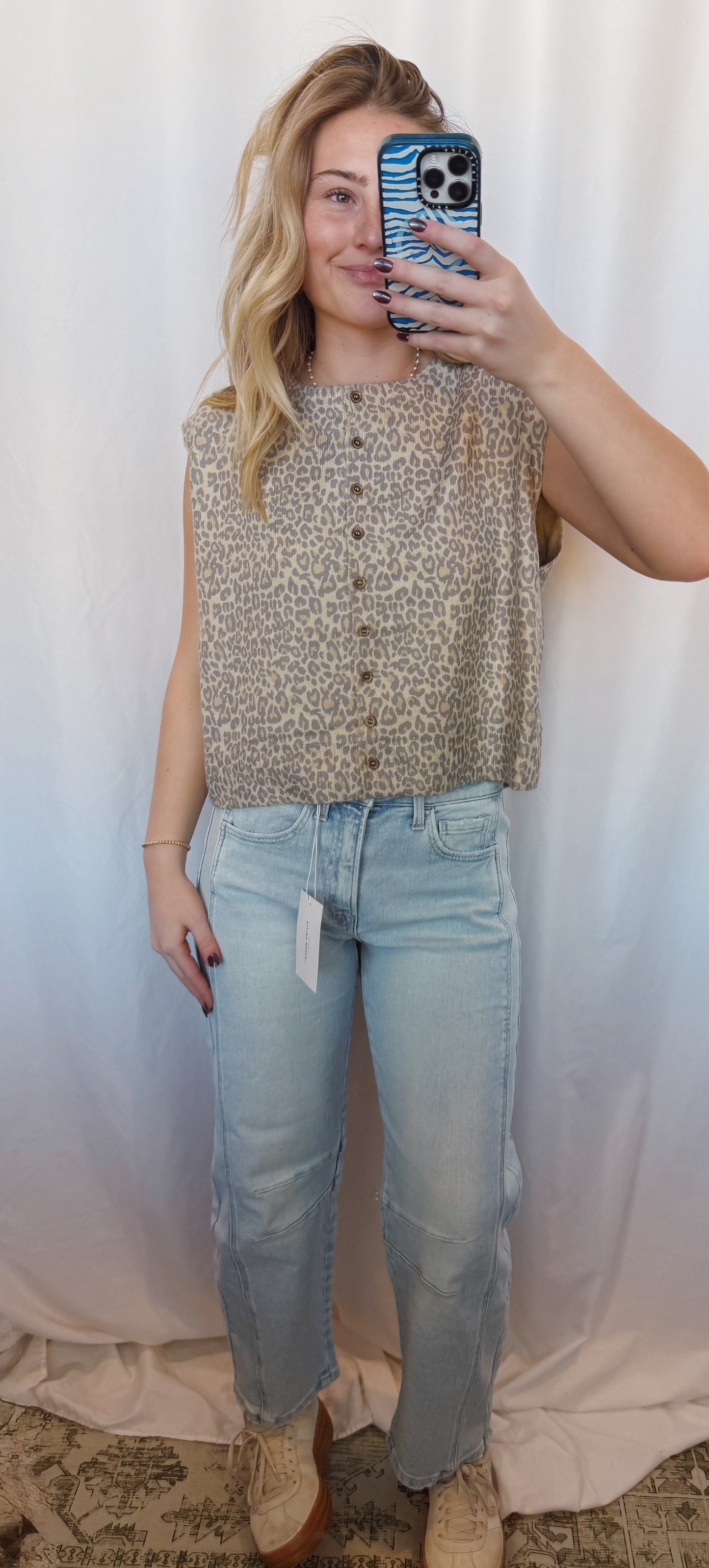 Vintage Leopard Vest