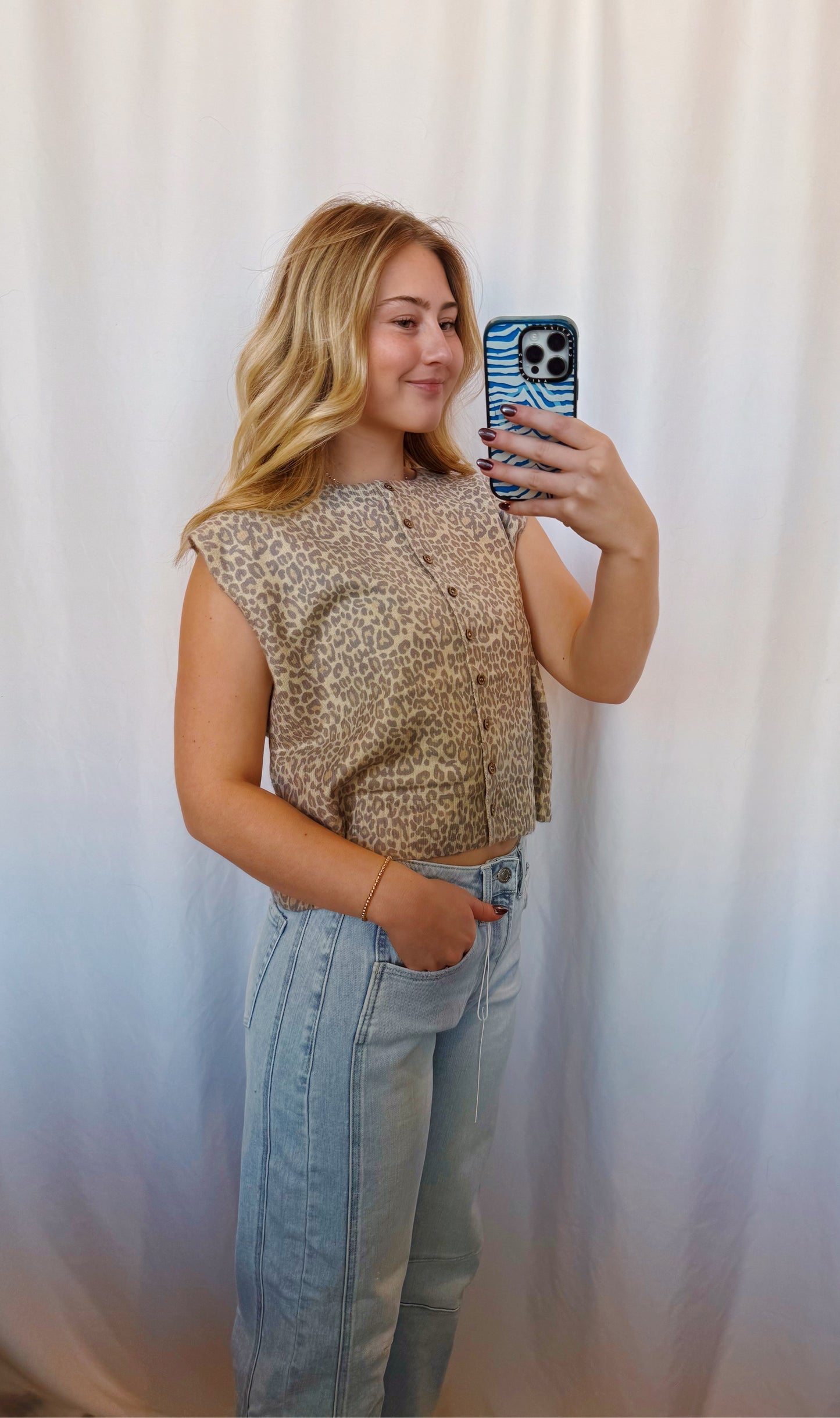 Vintage Leopard Vest