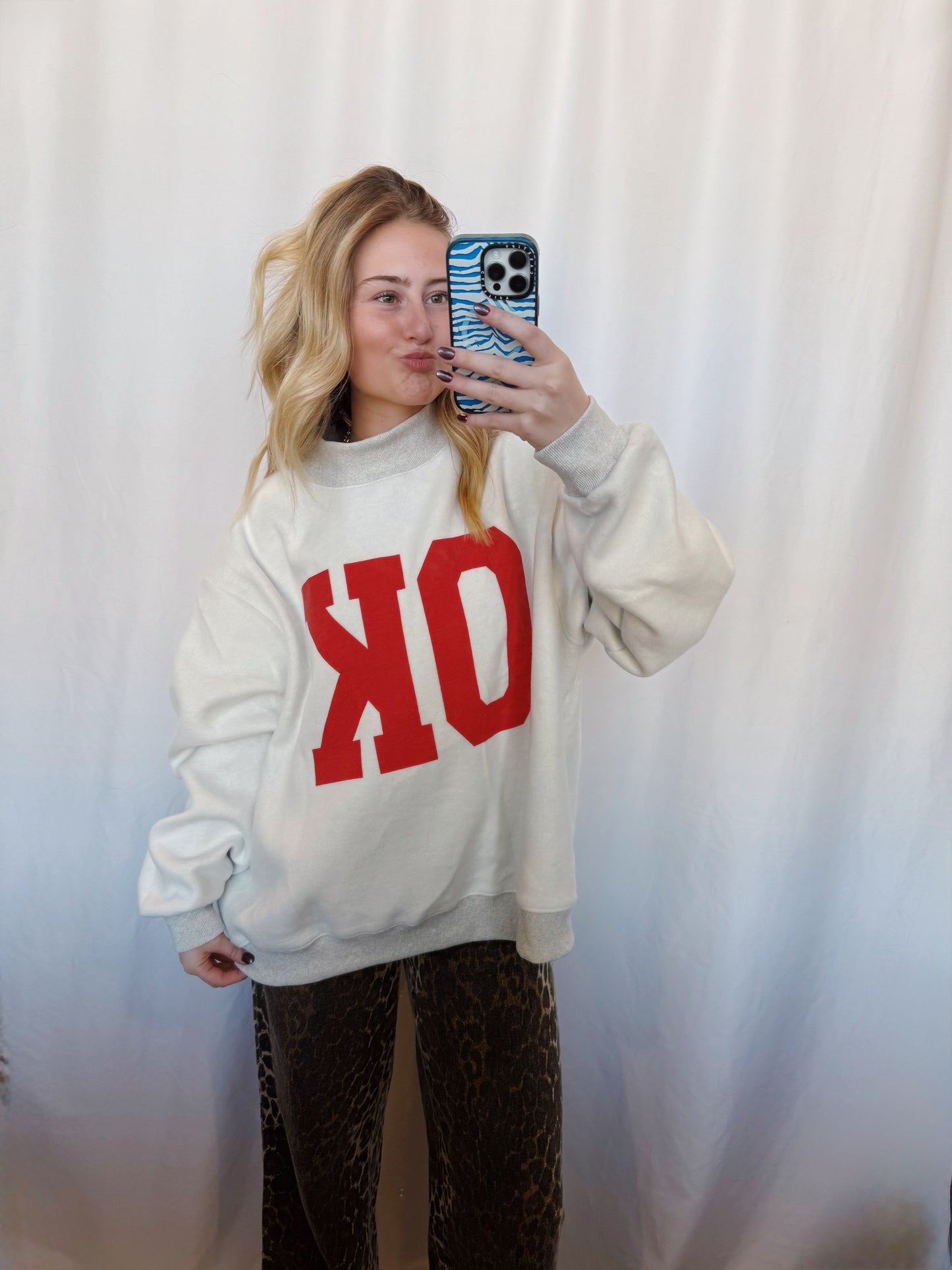 Reversible Oklahoma Mockneck