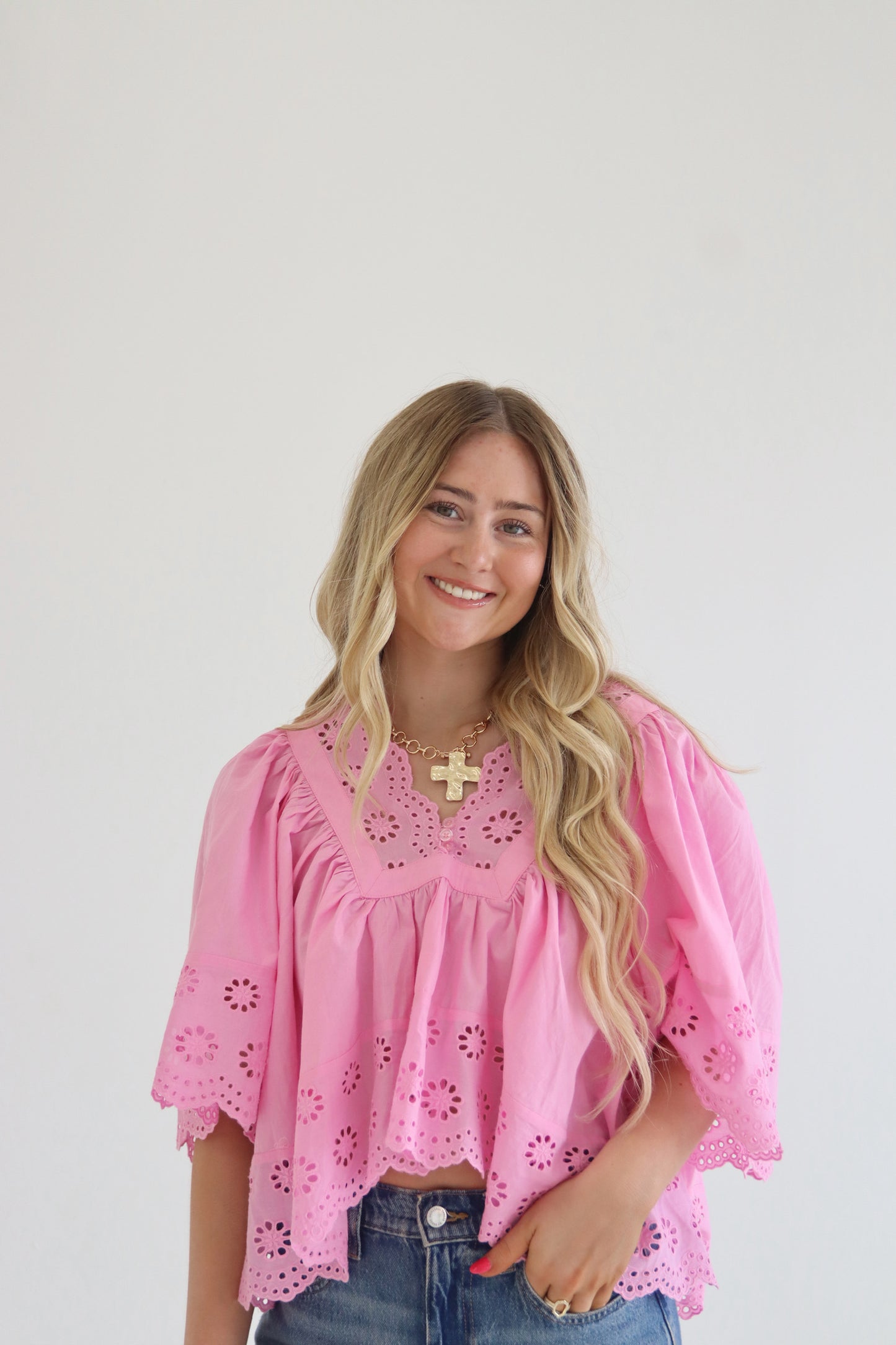 The Blossom Eyelet Top