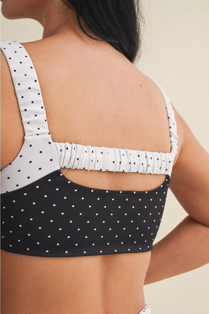 Noir Dot Workout Set