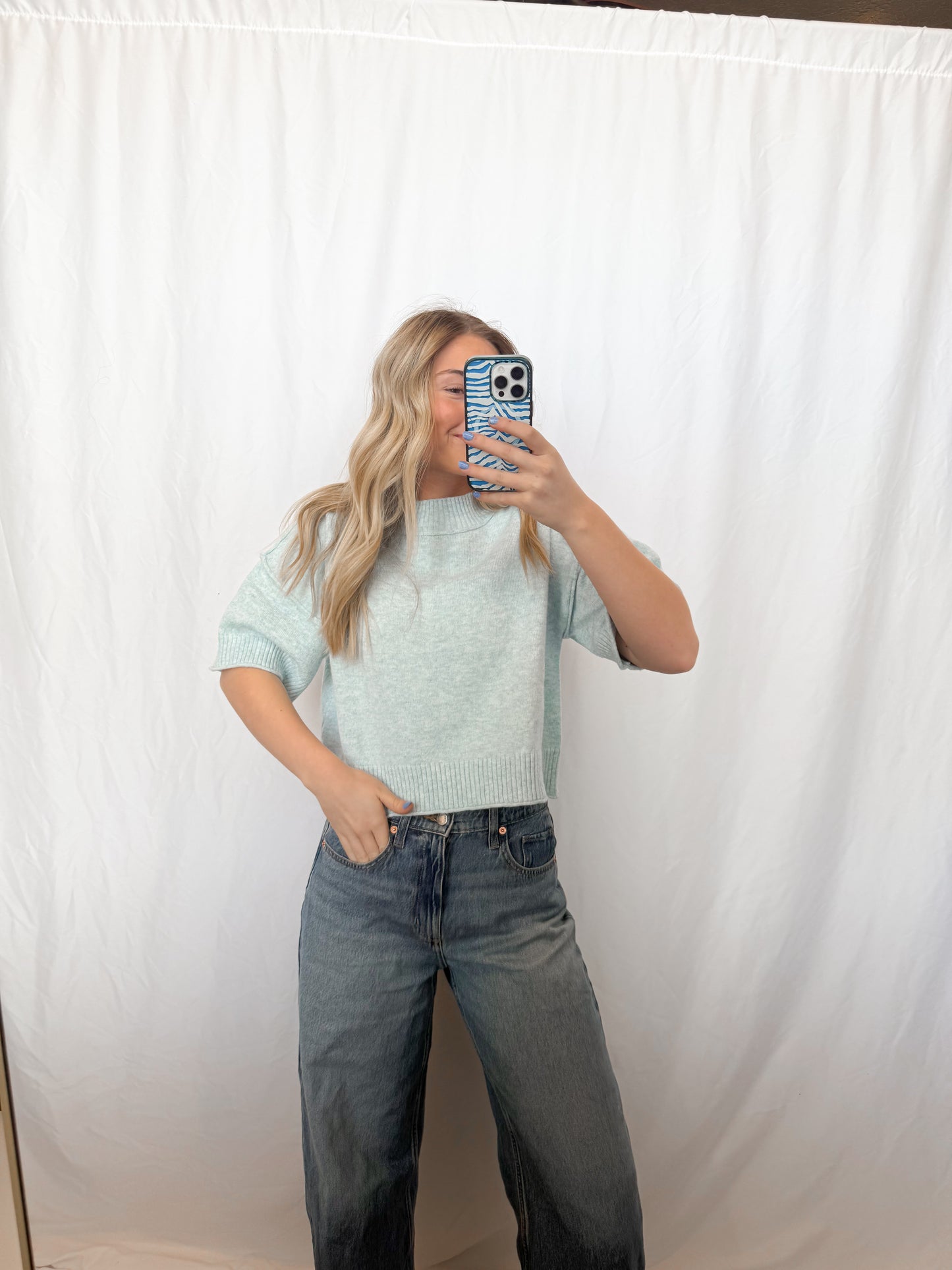 The Breeze Knit in Sky