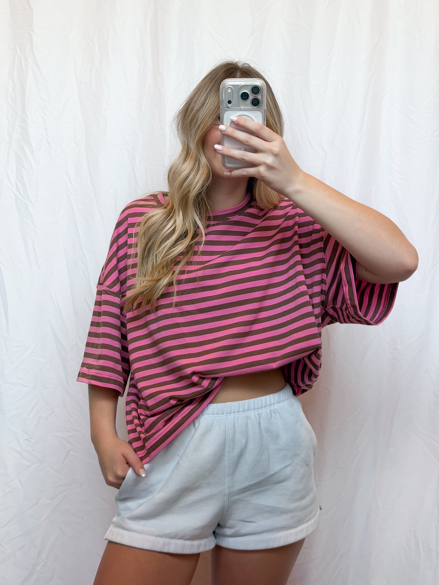 Bonnie Stripe Boyfriend Tee