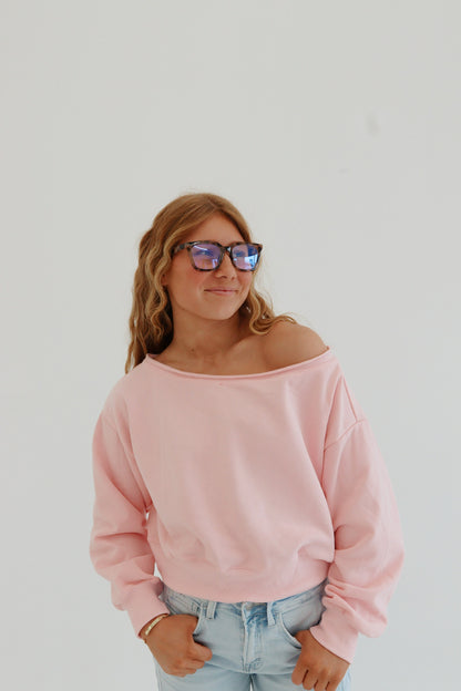 Sweet Talk Blush Sweatshirt