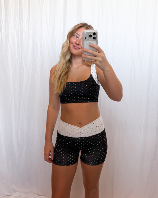 Noir Dot Workout Set