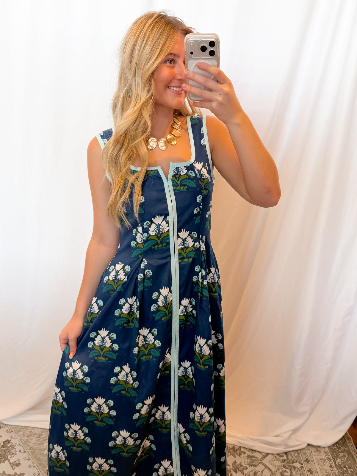 Birthday Bouquet Midi Dress
