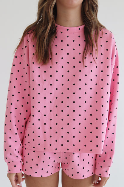 Pink Polka Shorts