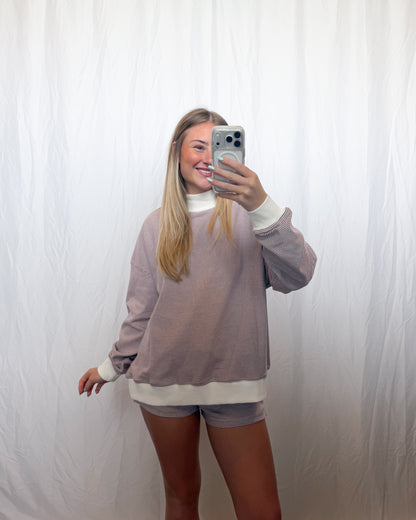 Lavender Haze Stripe Set