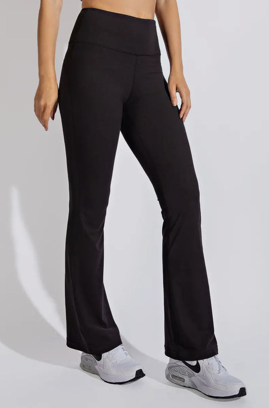 Black Flared Yoga Pants