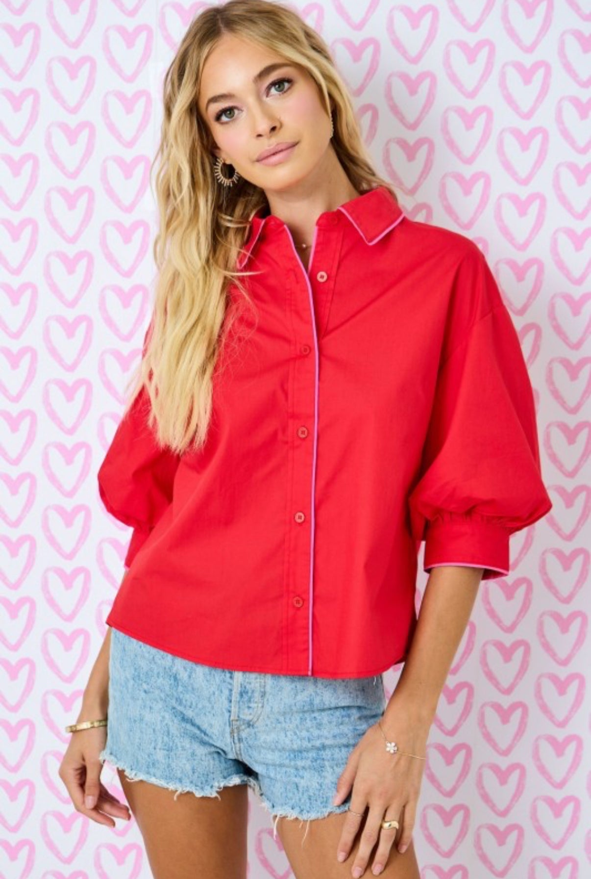 Heartbreaker Button Down