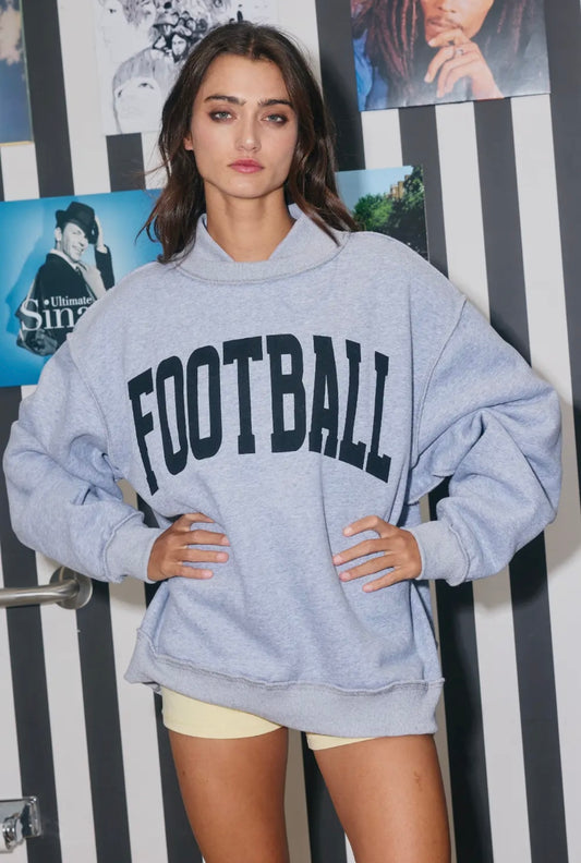Reversible Football Mockneck PREORDER (ships early Dec.)