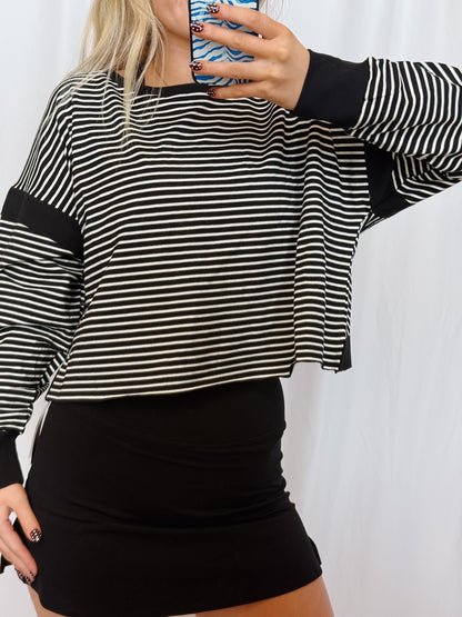 Crossback Striped Top