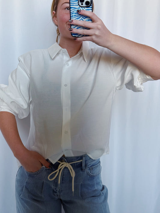 Everyday Sheer Button Up
