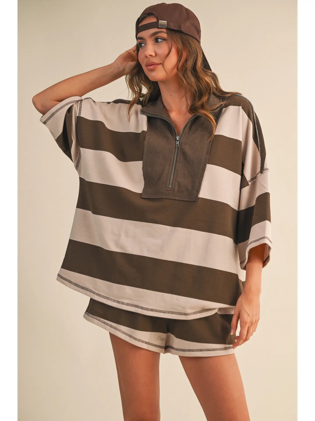 Chocolate Cake Striped Set