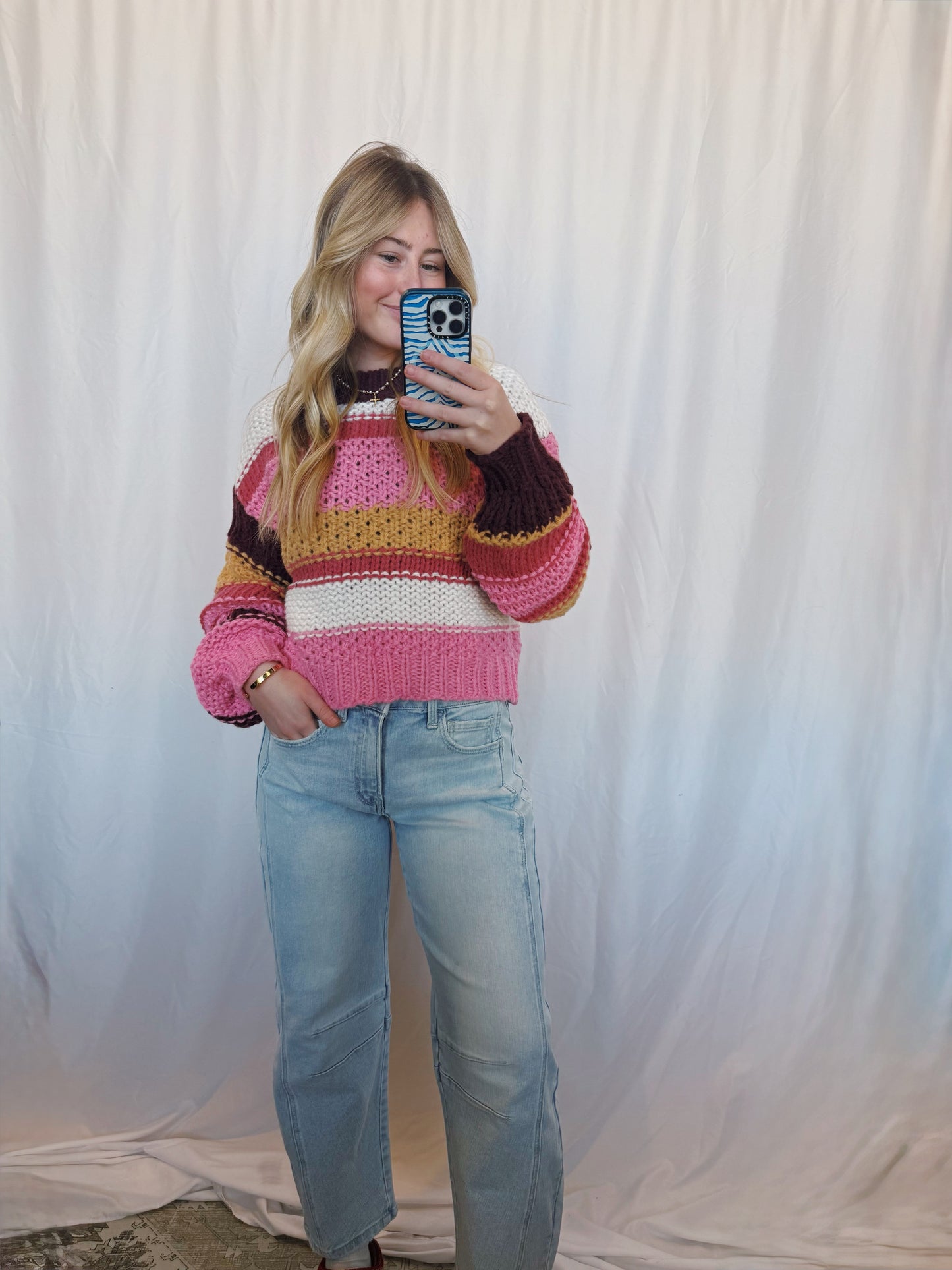 Marigold Stripe Knit