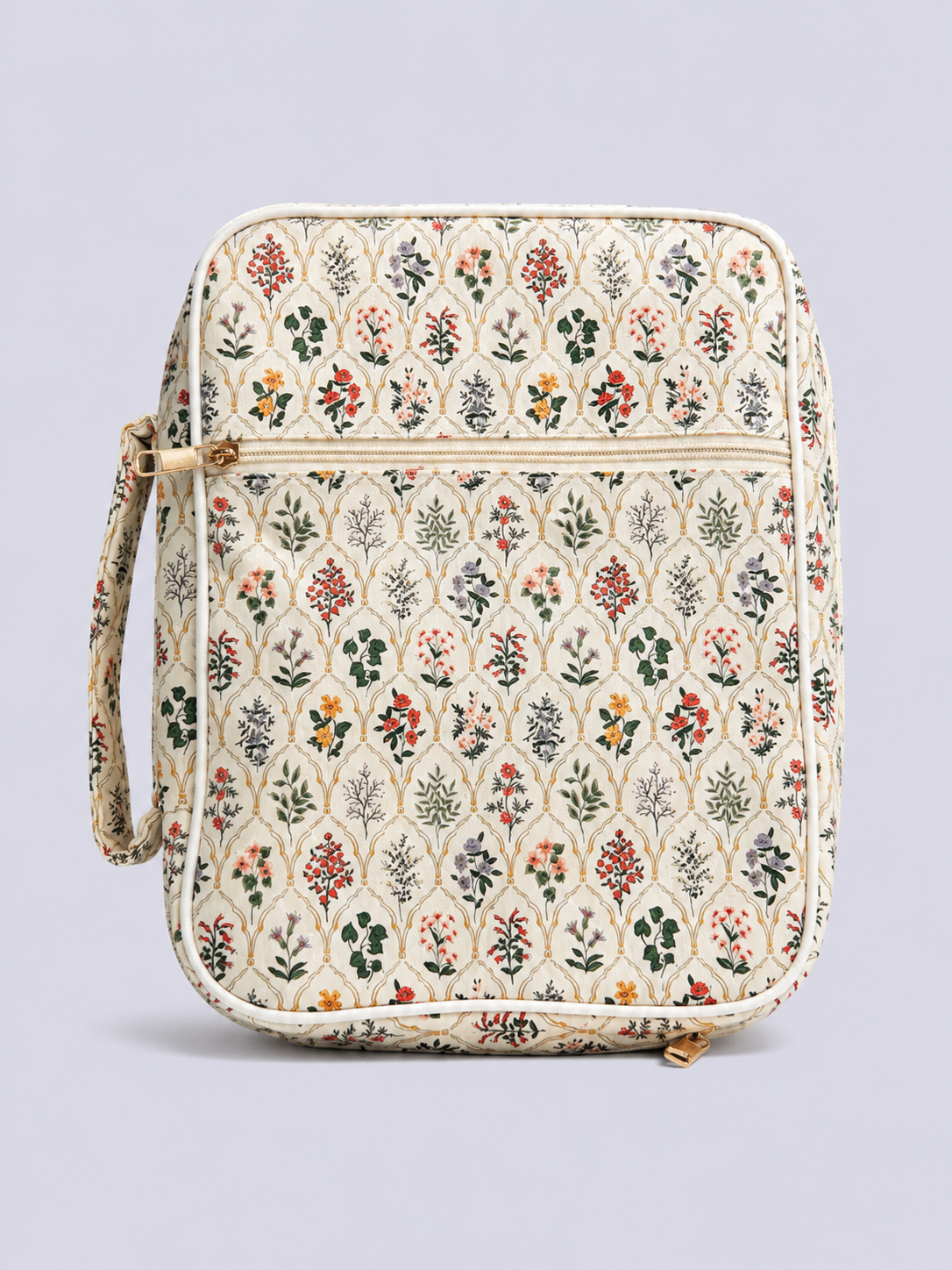 Faith Cream Floral Bible Cover